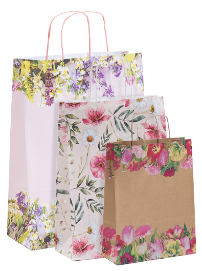 Taschen mit Blumen Design